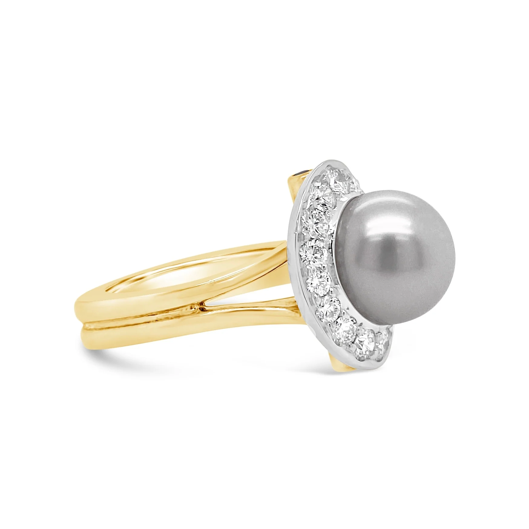 South Sea Pearl & Diamond Ring - Image 5